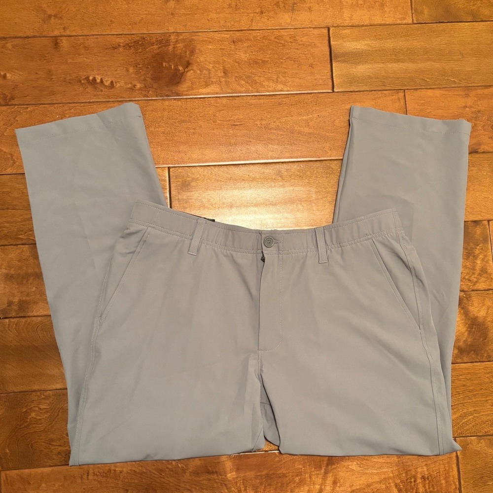Under Armour Mens Drive Golf Pants Halo Gray Straight Leg 1364407 38/32 NWT - Picture 7 of 9
